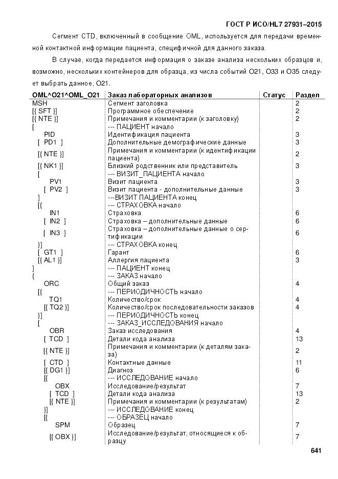ГОСТ Р ИСО/HL 7 27931-2015, страница 648